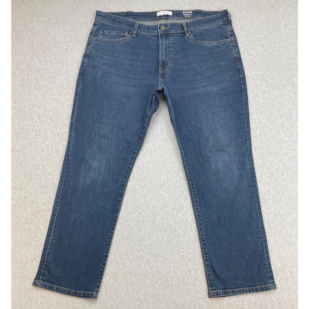 English Laundry Jeans Mens 38 x 29 Blue Cotton Blend Stretch Harrow Straight Fit